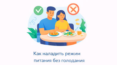 Как наладить режим питания без голодания