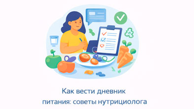 Как вести дневник питания: советы нутрициолога